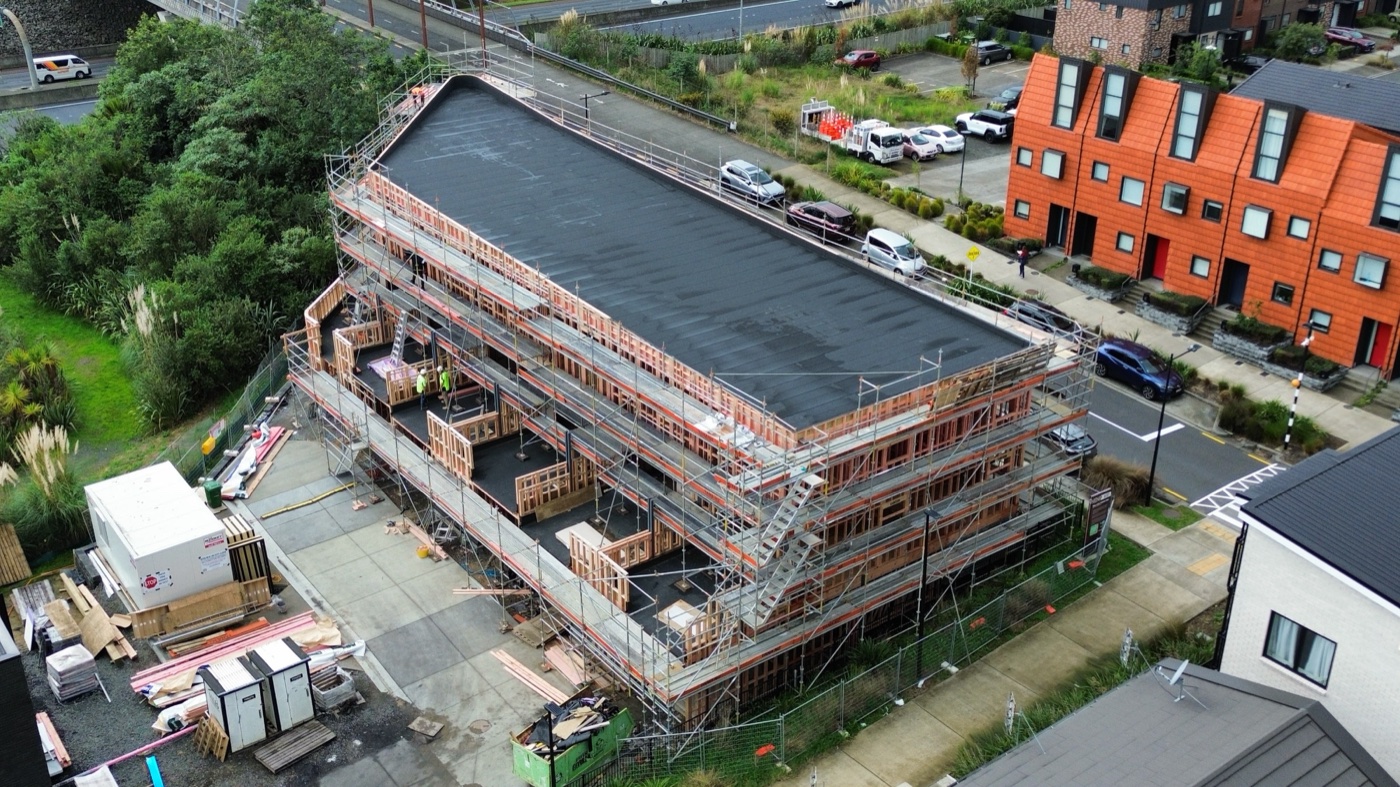 Torch-on membrane new build commercial, Auckland